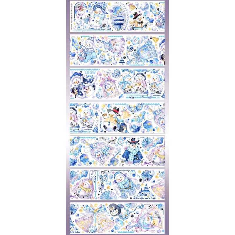 【分裝】刺猬家手帳工作室《夢浸迷途/浮窗蜜花/寒燈闌珊/蝕骨燼花/青紗卷軸/花藤燈燭/夢沉花鑰/山茶屏風》PET膠帶-規格圖4