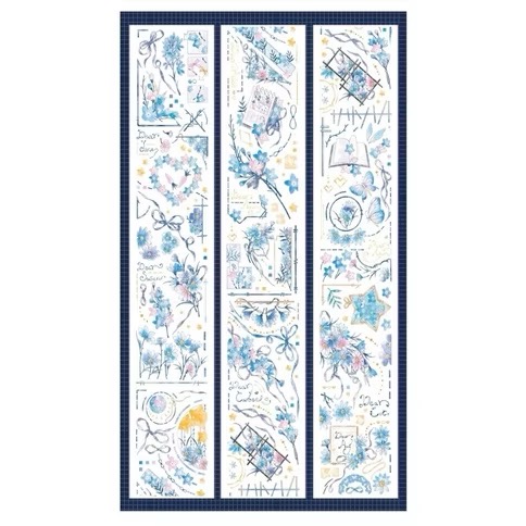 【分裝】一木一橫《月光之下/此間密聞/朦朧月光/挽星海/雪落寒梅/巧若倩兮/燈影琉璃/郁森精靈/西子湖畔》PET膠帶-規格圖1