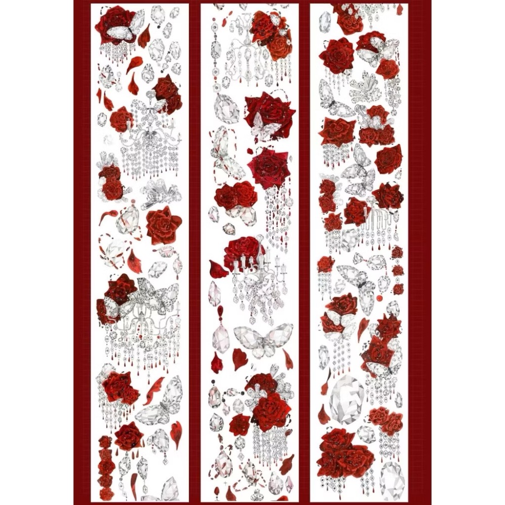 【分裝】一木一橫《月光之下/此間密聞/朦朧月光/挽星海/雪落寒梅/巧若倩兮/燈影琉璃/郁森精靈/西子湖畔》PET膠帶-規格圖1