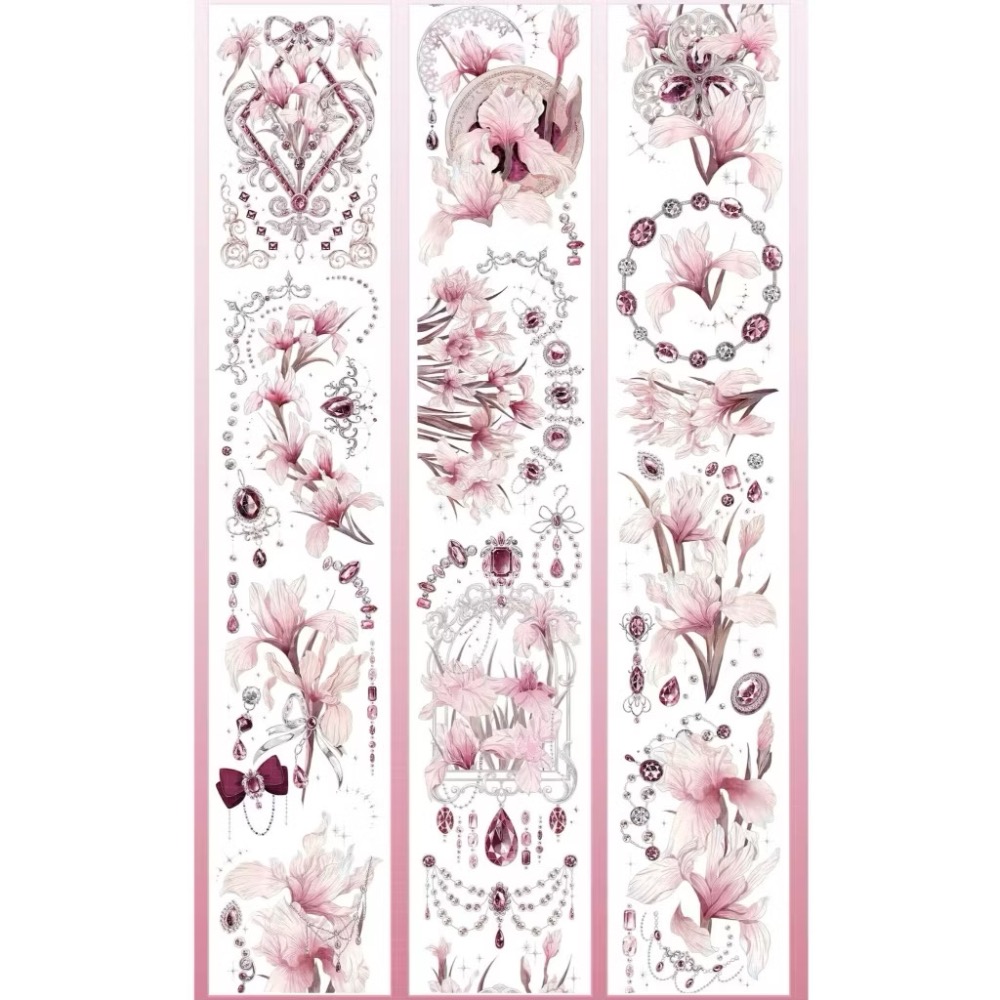 【分裝】一木一橫《月光之下/此間密聞/朦朧月光/挽星海/雪落寒梅/巧若倩兮/燈影琉璃/郁森精靈/西子湖畔》PET膠帶-規格圖1