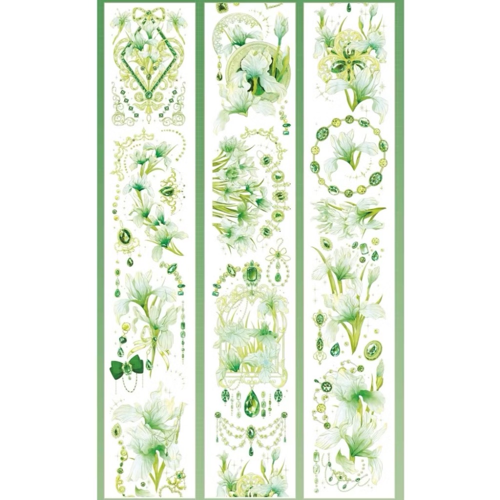 【分裝】一木一橫《月光之下/此間密聞/朦朧月光/挽星海/雪落寒梅/巧若倩兮/燈影琉璃/郁森精靈/西子湖畔》PET膠帶-規格圖1