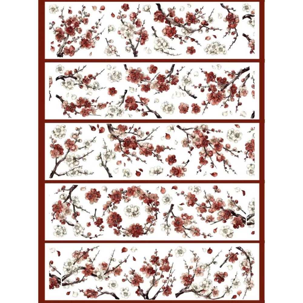 【分裝】一木一橫《月光之下/此間密聞/朦朧月光/挽星海/雪落寒梅/巧若倩兮/燈影琉璃/郁森精靈/西子湖畔》PET膠帶-規格圖1