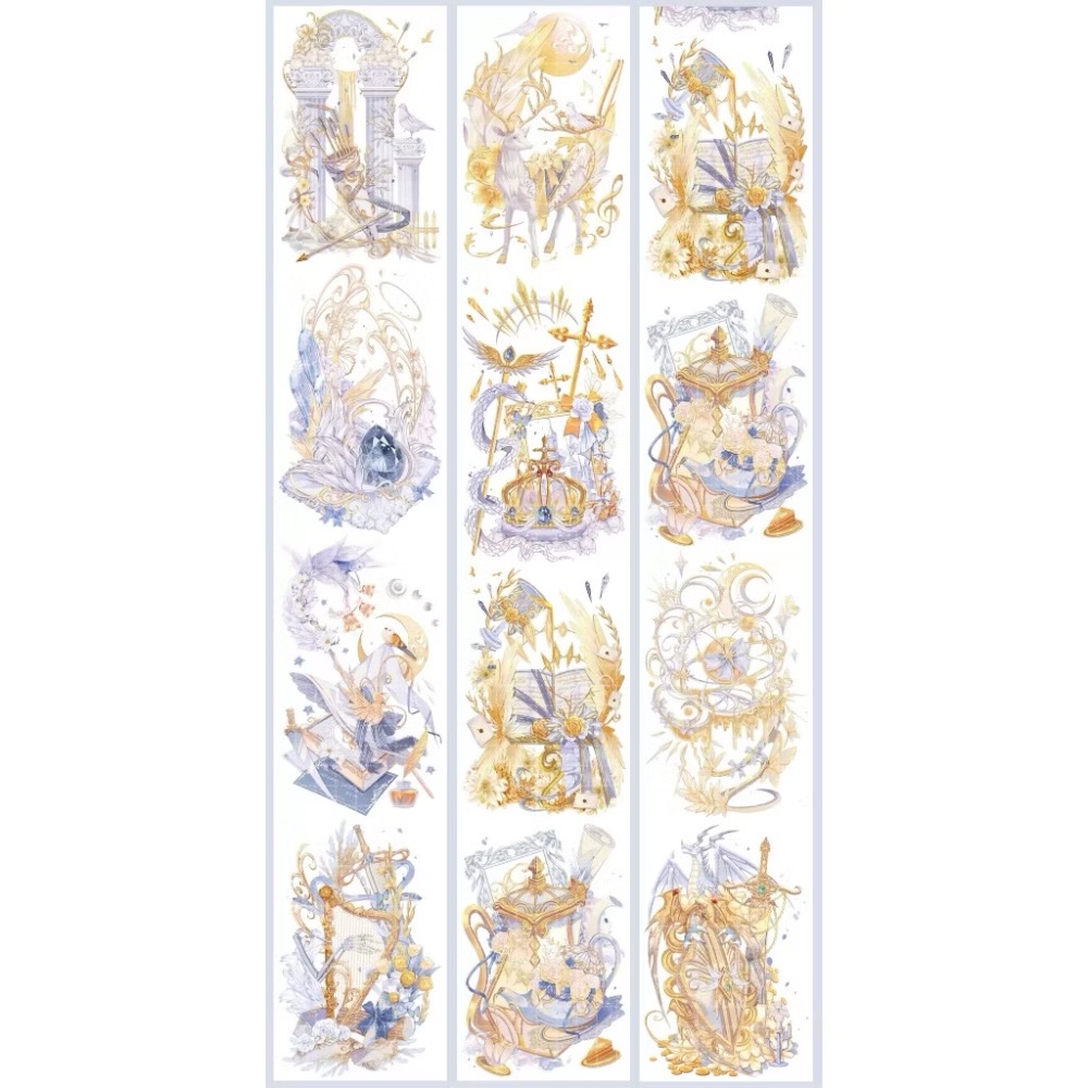 【分裝】巫女SAMA事務所《濱海夏日/花朝霧仙/花朝月紅/眾神之殿/洛麗塔》PET膠帶-規格圖1