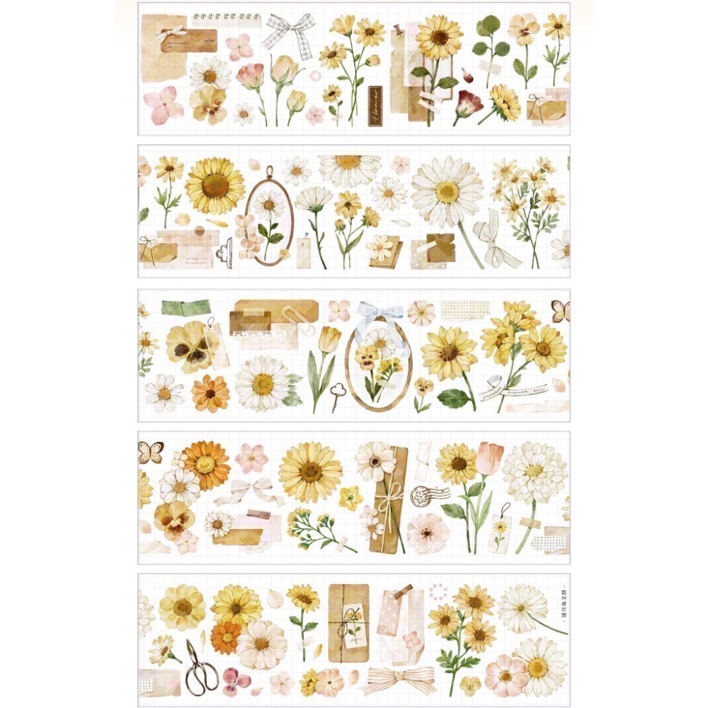 【分裝】浸月島文創《新品：伴玫溢香/悠然時光/小羊咩咩》PET膠帶-細節圖3