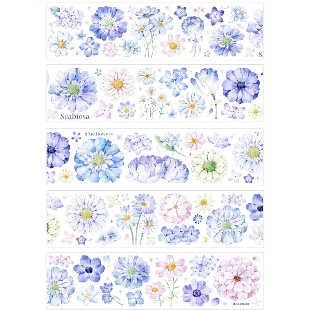 【分裝】浸月島文創《新品：伴玫溢香/悠然時光/小羊咩咩》PET膠帶-細節圖6