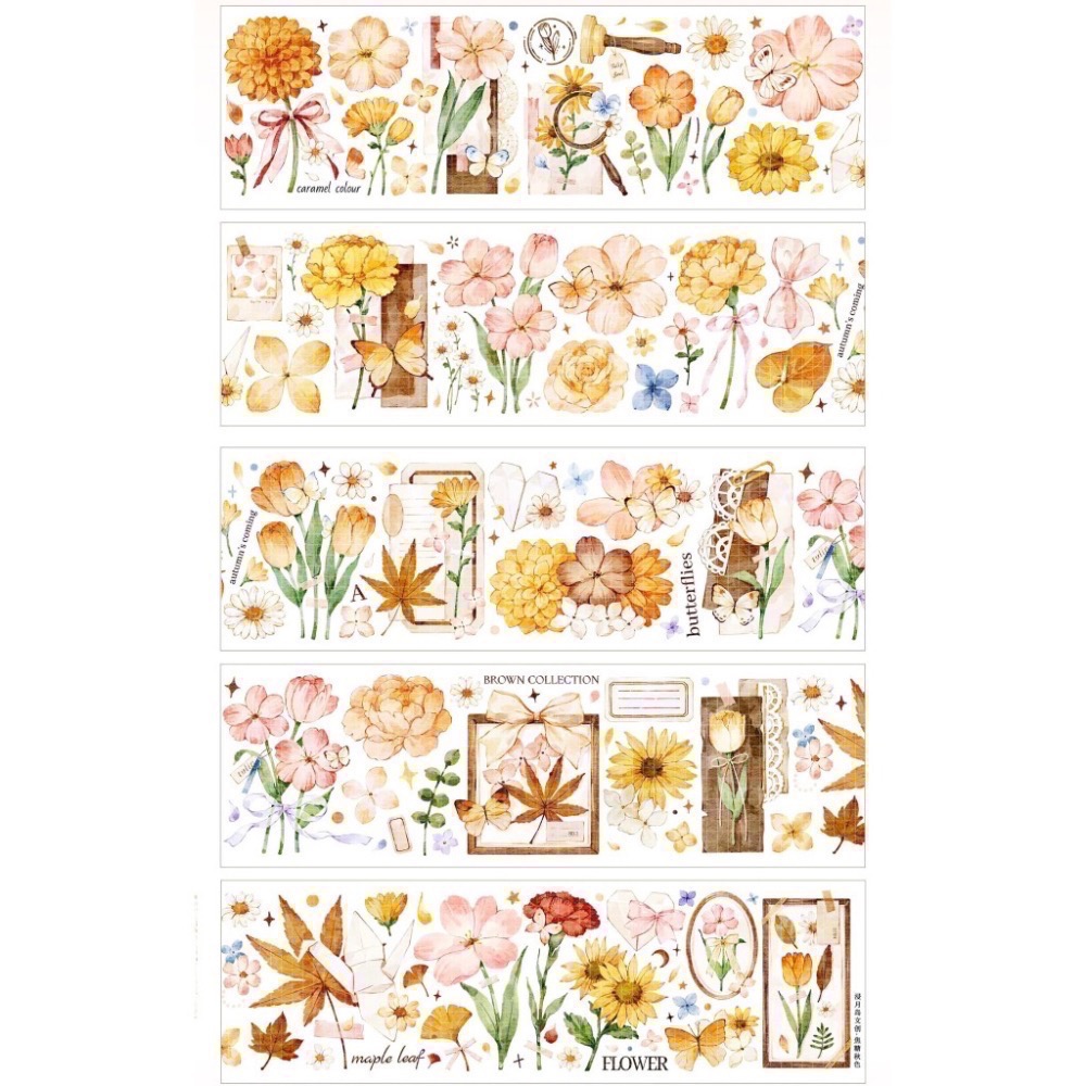 【分裝】浸月島文創《新品：伴玫溢香/悠然時光/小羊咩咩》PET膠帶-細節圖7