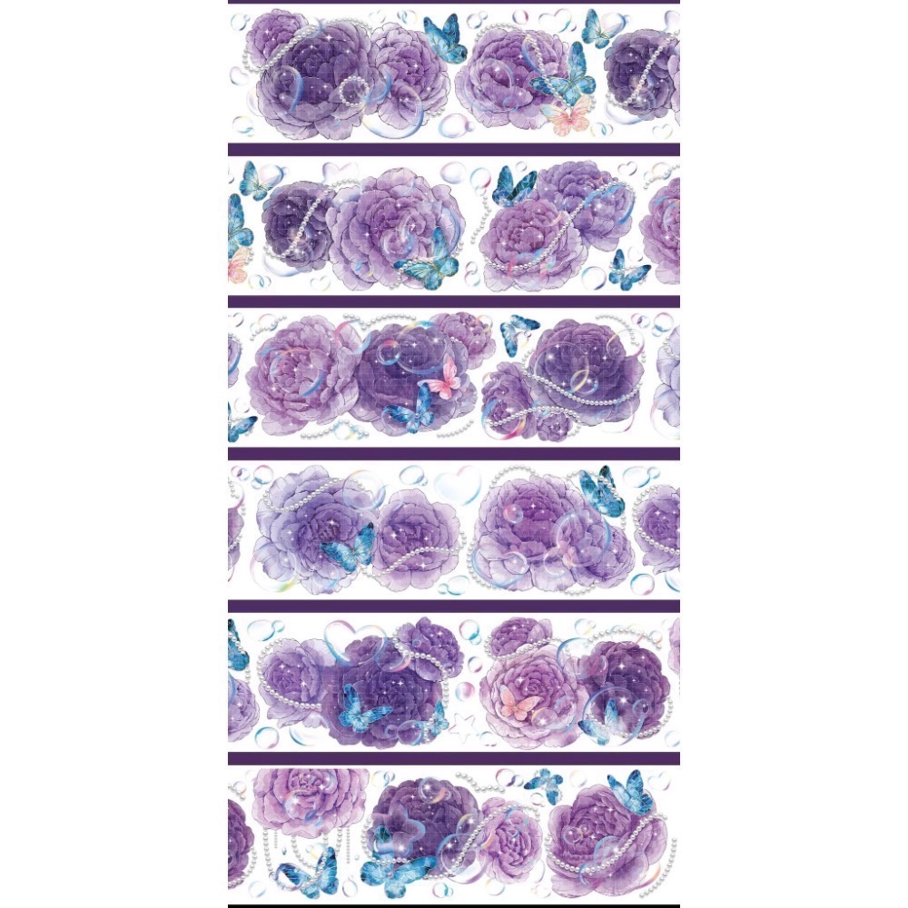 【分裝】敘世文創《銀蓮幻境/琉璃夜蝶/落金牡丹/輕舞花間/時光之宇/羅蘭悠夢》PET膠帶-細節圖5