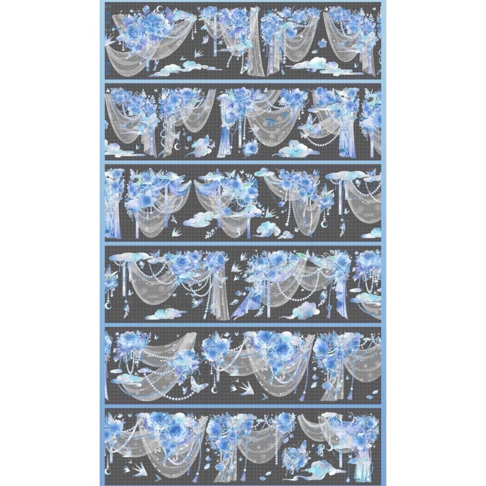 【分裝】魔法堂原創工作室《新品：狼族密語/沁藍光年/純愛/似錦》PET膠帶-細節圖3