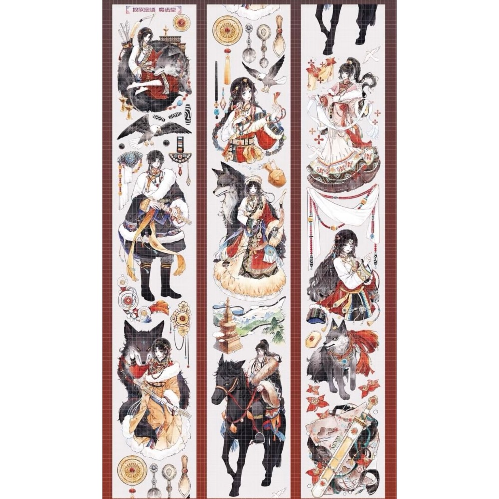 狼族密語（6x100cm）貝殼光