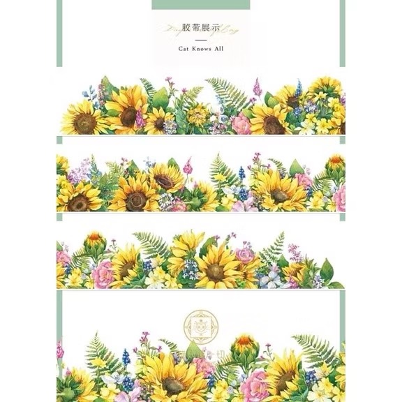 【分裝】貓知道一切《伊甸之冬/聖誕小狗/月下的思念/在秋風中搖曳/魔女玩偶屋/小歡喜/閃光的貝加爾湖》PET膠帶-規格圖2