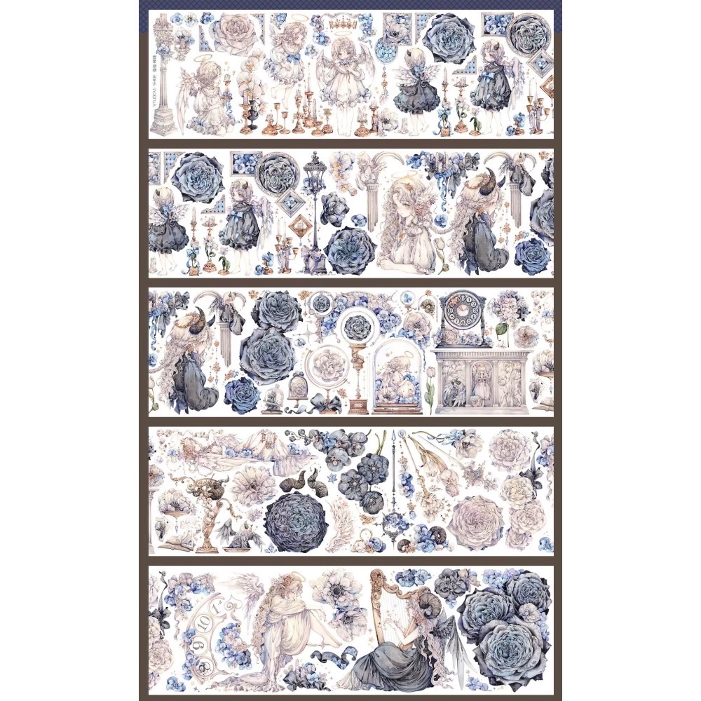 【分裝】Shine & Studio6聯名《聖芒季-聖臨・神域、靈域、幻域；天啓・戀域、星域》PET膠帶-規格圖1