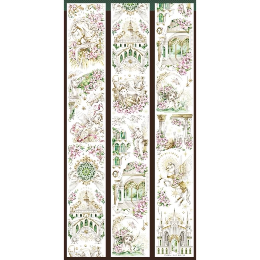 【分裝】Shine & Studio6聯名《聖芒季-聖臨・神域、靈域、幻域；天啓・戀域、星域》PET膠帶-規格圖1