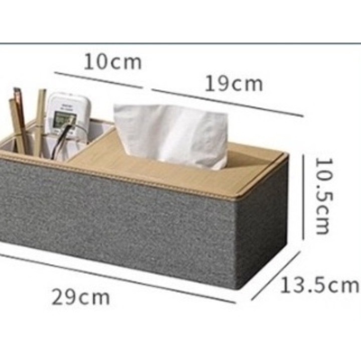 Mia🎈 北歐簡約面紙盒 /皮革材質抽取面紙盒 木紋面紙盒-規格圖10