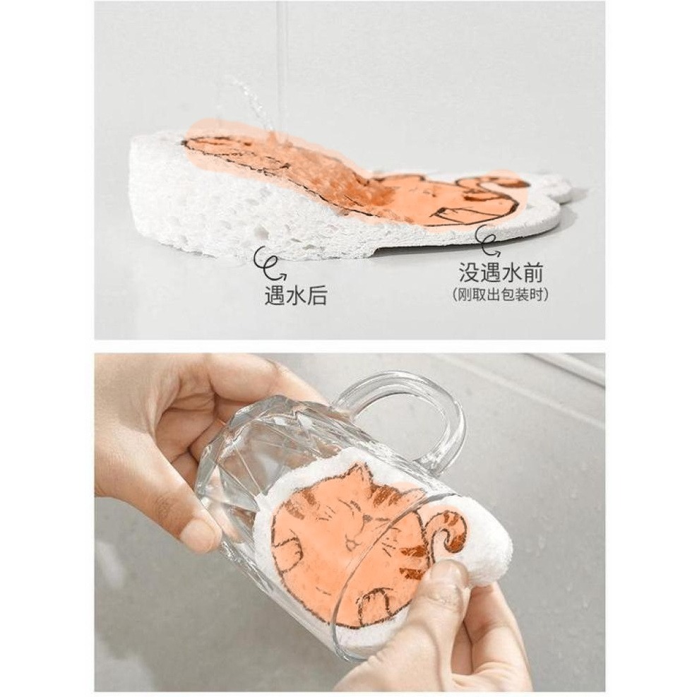 💧超吸水洗碗神器 居家必備 木漿棉洗碗巾 吸水洗碗巾 速乾不易發霉 柔軟不傷鍋 洗碗海棉 洗碗棉 洗碗擦 洗碗巾-細節圖4
