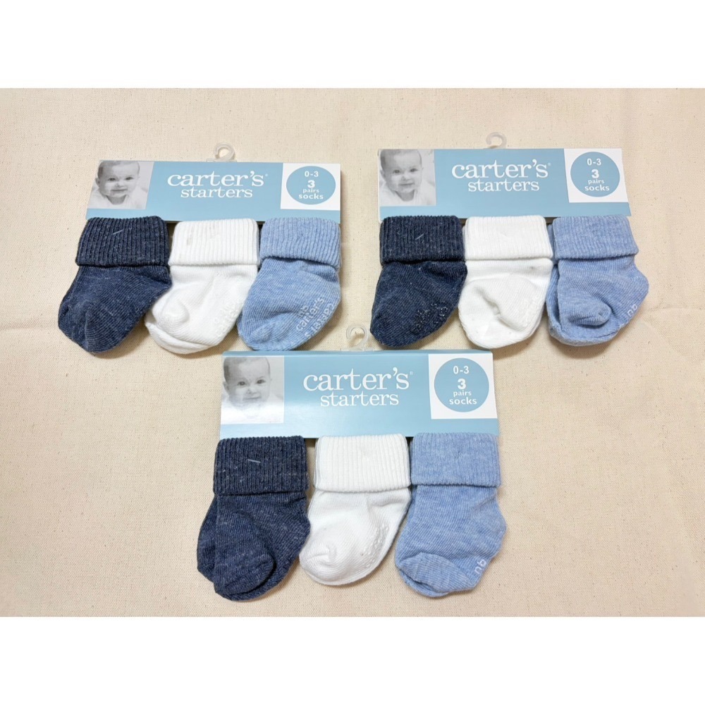 現貨✅ Carter’s 防滑襪 一卡3雙入 兒童襪 防滑襪 男女襪子-規格圖5