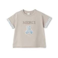 🤍 MERCI 小熊刺繡短袖上衣 🐻-細節圖2