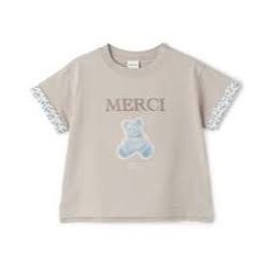 🤍 MERCI 小熊刺繡短袖上衣 🐻-細節圖2