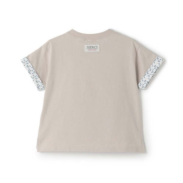 🤍 MERCI 小熊刺繡短袖上衣 🐻-細節圖3