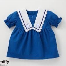 🩵 Birthday × Miffy 米菲兔海軍風短袖洋裝｜現貨 🩵 日本童裝品牌 Birthday 人氣款✨-細節圖3