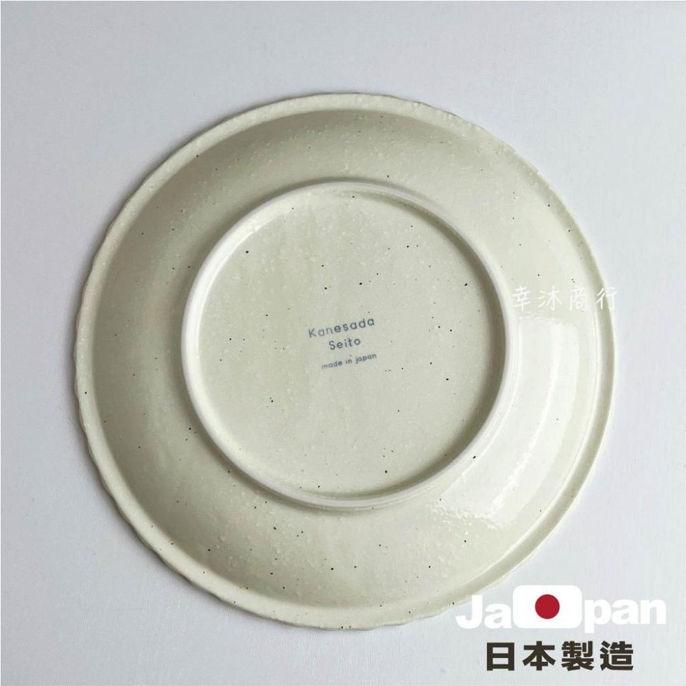 【幸沐商行】日本製水玉花邊9寸餐盤 盤子 碗盤 陶瓷盤 平盤 淺盤 加厚 圓盤 日本食器 花邊 可愛波點-細節圖9