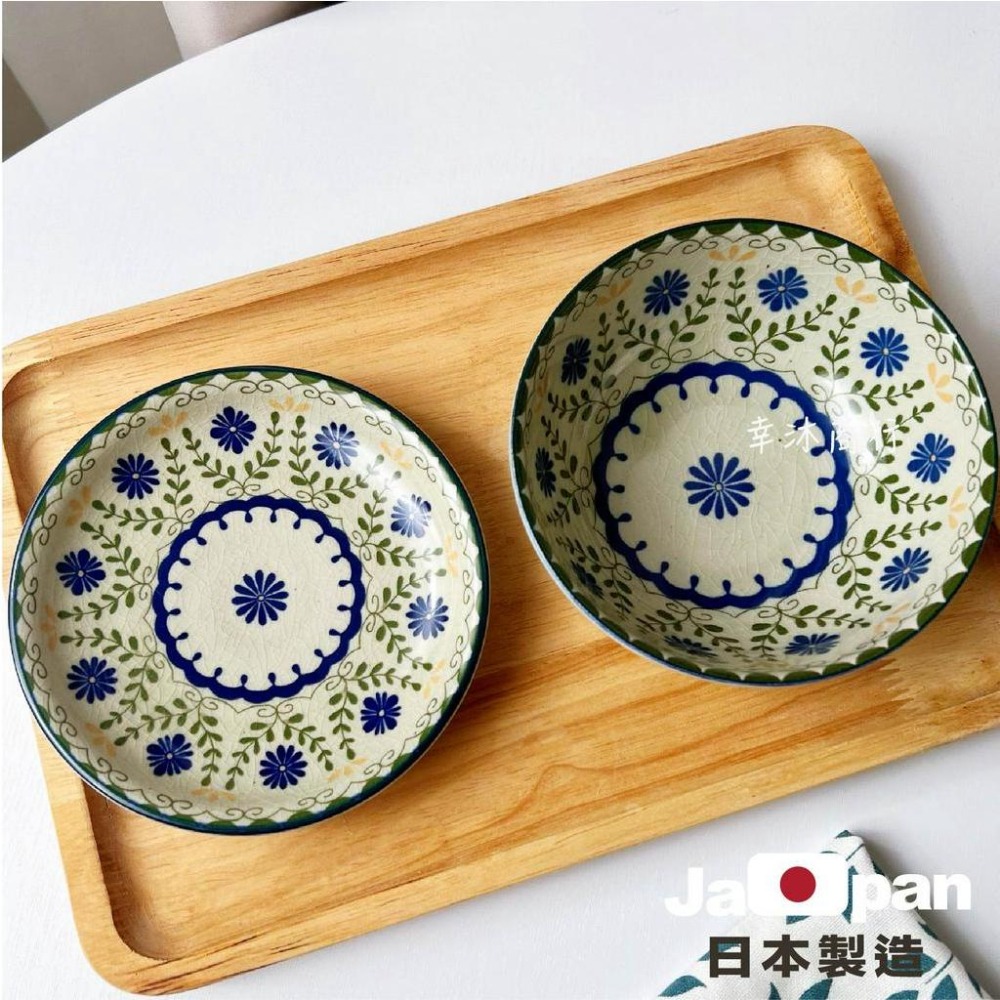 【幸沐商行】日本製波蘭和心餐盤 盤子 碗盤 陶瓷盤 湯碗 淺盤 加厚 圓盤 日本食器 小碗 井飯碗 3寸4寸6寸-細節圖5