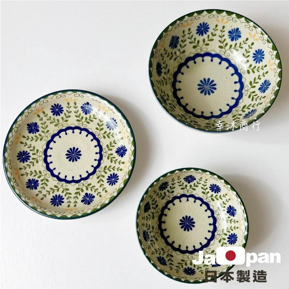 【幸沐商行】日本製波蘭和心餐盤 盤子 碗盤 陶瓷盤 湯碗 淺盤 加厚 圓盤 日本食器 小碗 井飯碗 3寸4寸6寸-細節圖9