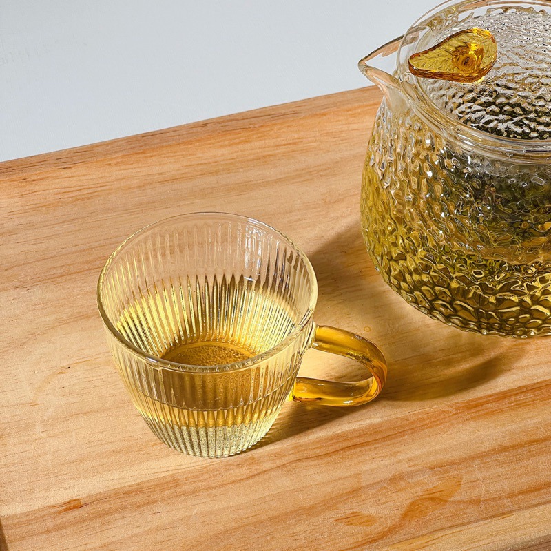 【幸沐商行】麟韵泡茶壺450ml 加厚耐熱玻璃壺 高硼硅耐熱玻璃杯 泡茶壺 花茶壺 水壺 泡茶 耐熱玻璃-細節圖4