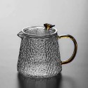 【幸沐商行】麟韵泡茶壺450ml 加厚耐熱玻璃壺 高硼硅耐熱玻璃杯 泡茶壺 花茶壺 水壺 泡茶 耐熱玻璃-規格圖9