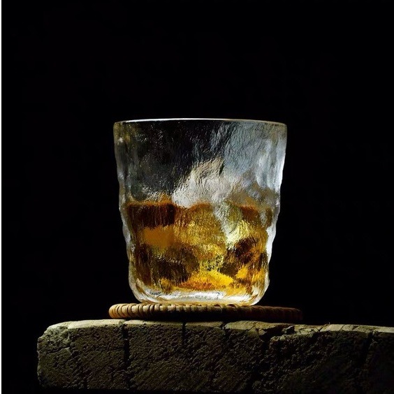 【幸沐商行】日系冰川杯ins風咖啡杯 日式冰川杯 威士忌杯 玻璃杯 飲料杯 冷飲杯 冰川紋玻璃杯高顏值水杯女果汁飲料-細節圖4