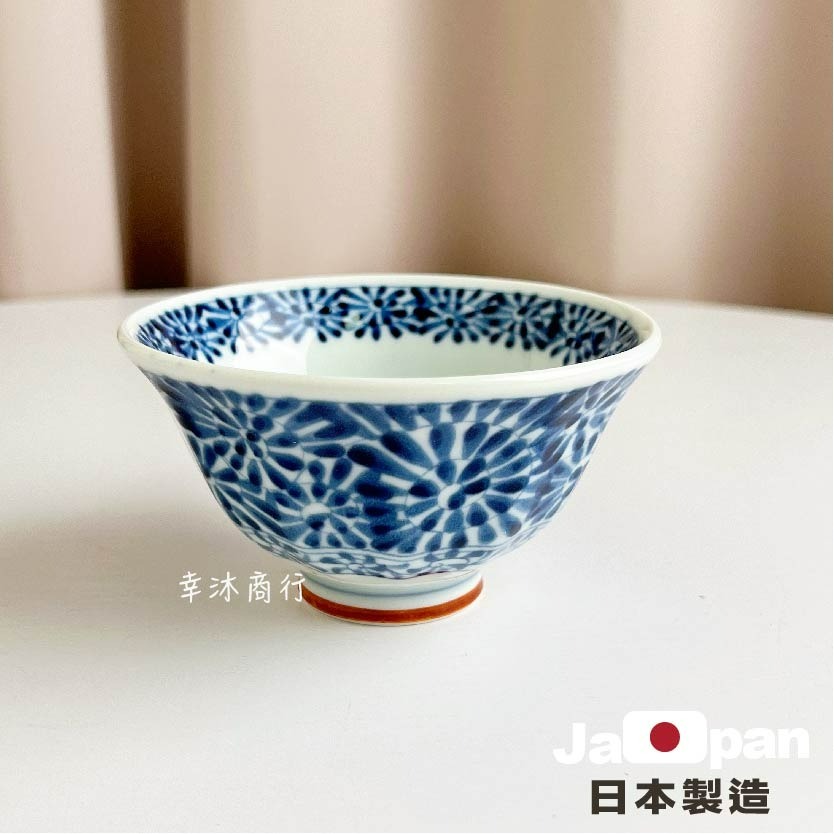【幸沐商行】日本製藍凜堂唐草3.8丼飯碗餐盤 藍凜堂 盤子 碗盤 陶瓷盤 湯碗 日本食器 飯碗 3.8丼飯碗-細節圖3