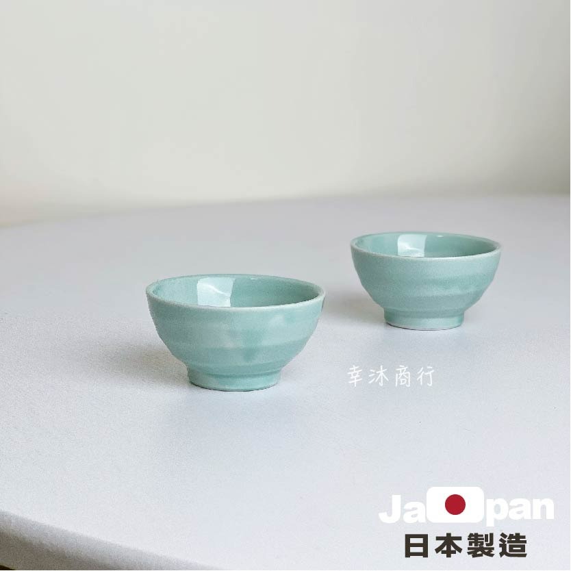 【幸沐商行】日本製青釉粉櫻小付餐盤 盤子 碗盤 陶瓷盤 湯碗 加厚 花紋 日本食器 壽司醬料碟 醬料碟 清酒杯-細節圖4
