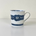 【幸沐商行】日本製藍染實花馬克杯 容量270ml 咖啡杯 水杯 茶杯 飲料杯 馬克杯 陶瓷杯 日本-規格圖8