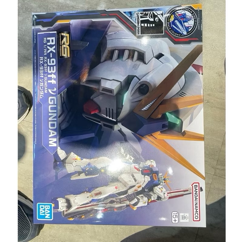 日版 RG 福岡 牛鋼彈 nu Gundam 日本福岡鋼彈基地帶回-細節圖4