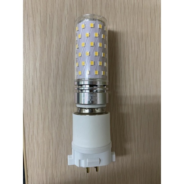 【金光閃閃】LED PL-BB BB 燈管 27W 轉E27 轉接頭 轉換頭 FDL-27W GX10Q轉E27 轉接座-細節圖4