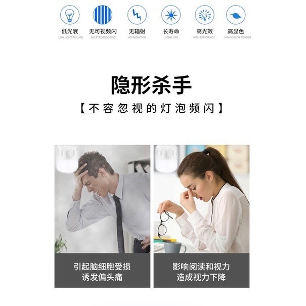【金光閃閃】全電壓 LED 燈泡 12W 18W 25W 《白光/黃光/暖白光》E27 球泡 電燈泡 全電壓 無藍光-細節圖4