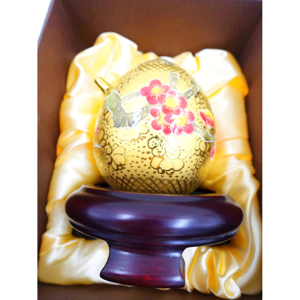 故宮御用國寶彩繪大師-林春香 開運法華梅花水滴壺 手工 立體 國寶彩繪 法華瓷 招財壺法華彩 父親節 文房四寶 附禮盒-細節圖7