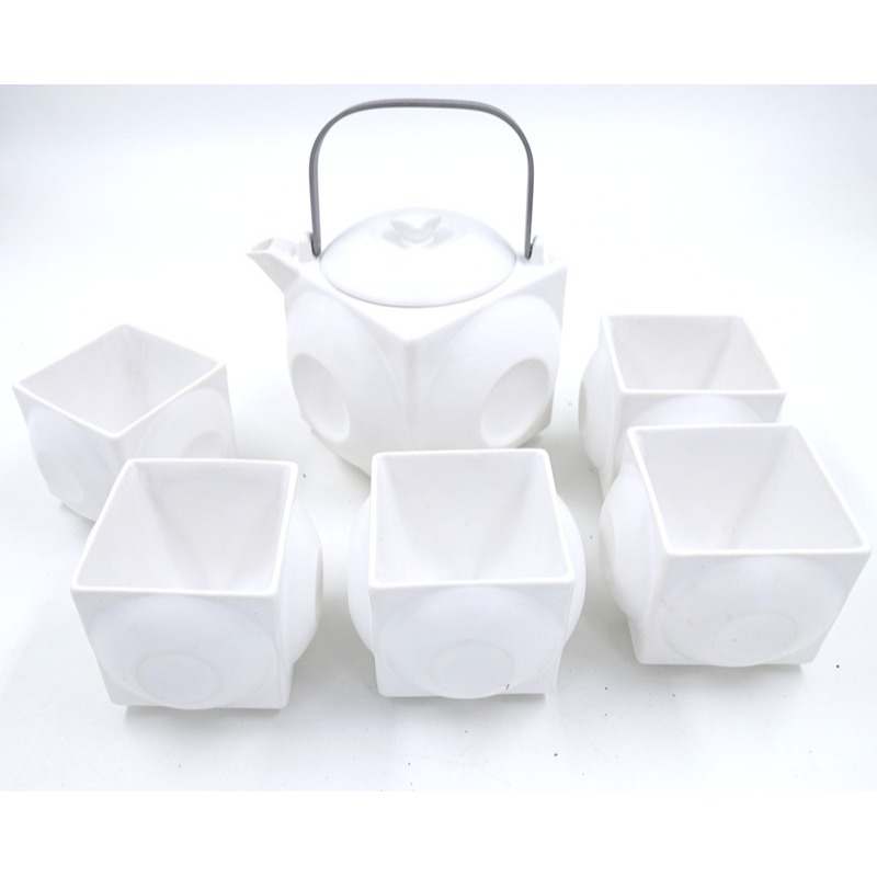 簡約時尚設計茶具組 融合茶具組 泡茶 藝術幾何 陶瓷茶具 林春香大師 隔熱茶杯 設計茶壺 母親節送禮泡茶 陶瓷博物館入選-細節圖4
