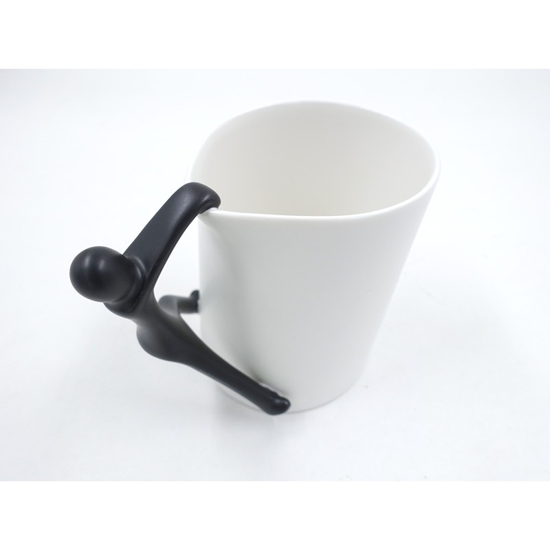 陶瓷人字杯 設計師杯子 時尚簡約水杯 茶杯 咖啡杯 時尚咖啡杯 人像杯 林春香作品 牛奶杯 可可杯 冷熱陶瓷杯 母親節-細節圖3