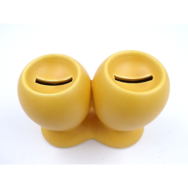 開運貓頭鷹擺設 存錢筒 擺設 陶瓷 貓頭鷹好事成雙 瓷器 招財開運貓頭鷹 時來運轉 林春香作品 陶瓷博物館 母親節 送禮-細節圖3