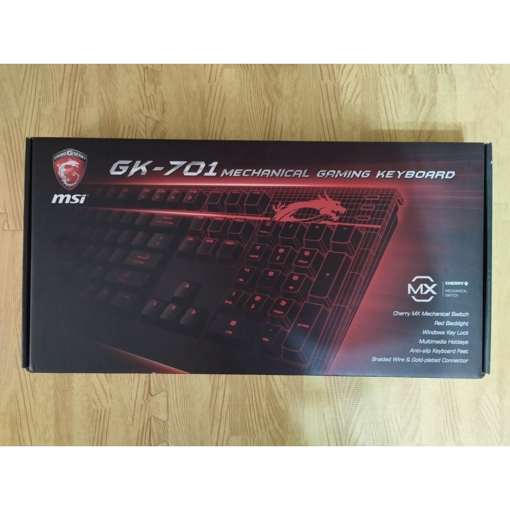 MSI GK-701 機械式電競鍵盤 (全新現貨)-細節圖2