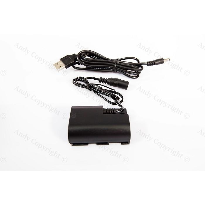 Canon LP-E6 假電池.USB供電外接行動電源 - USB電源供應器5D2 / 5D3 / 6D / 7D2-細節圖2