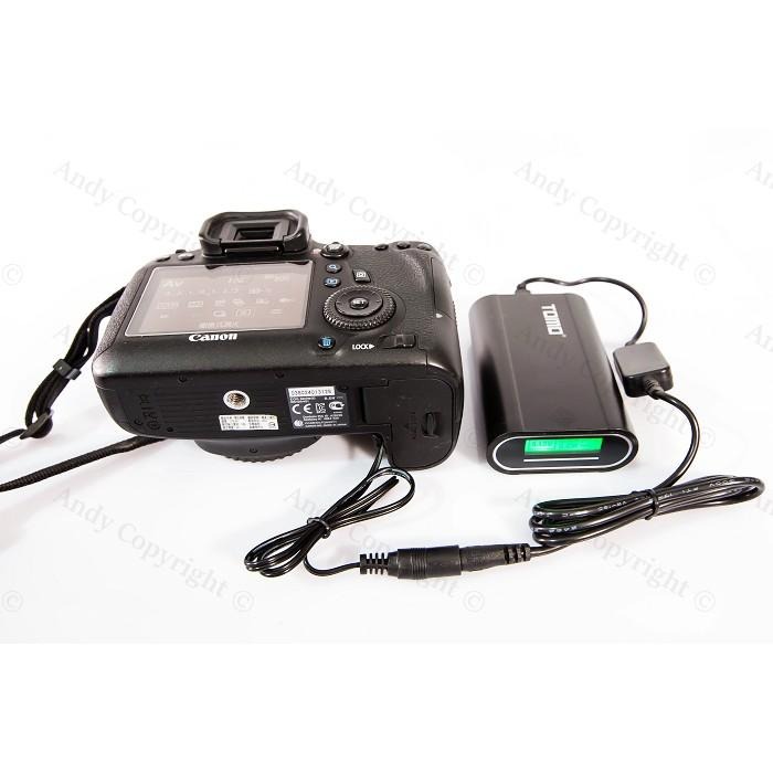 Canon LP-E6 假電池.USB供電外接行動電源 - USB電源供應器5D2 / 5D3 / 6D / 7D2-細節圖3