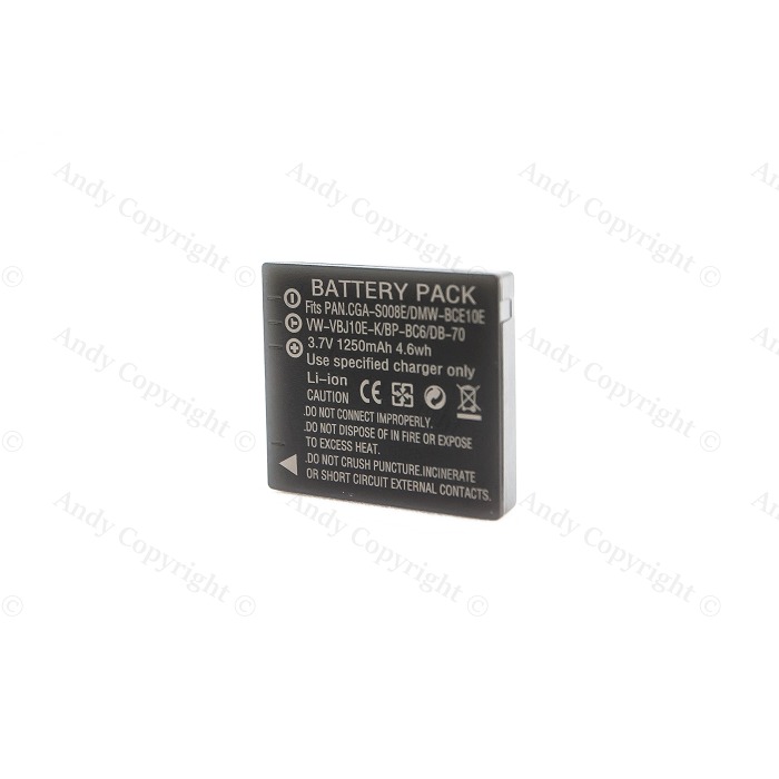 [快速出貨]RICOH DB-70 適用 Panasonic DMW-BCE10 S008 CGA-S008E-細節圖2