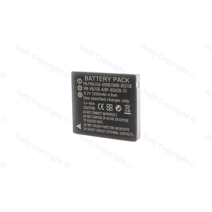 [快速出貨]RICOH DB-70 適用 Panasonic DMW-BCE10 S008 CGA-S008E-細節圖2