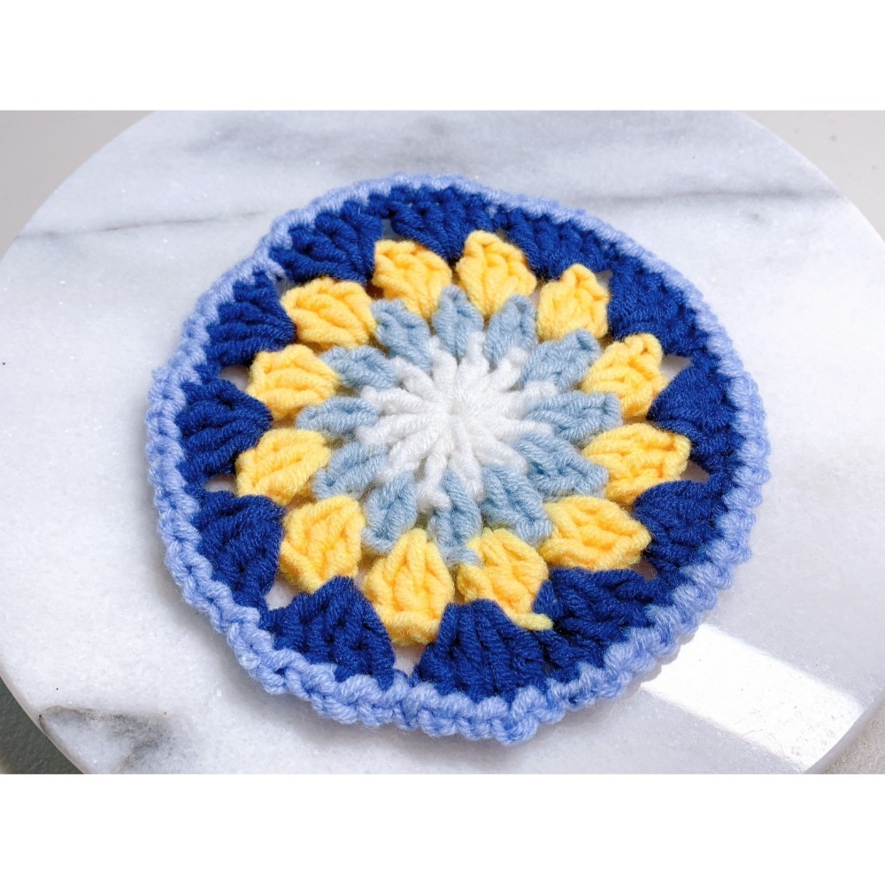 撞色系鈎織杯墊-規格圖8