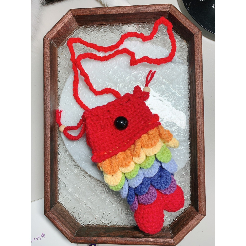 多巴胺魚束口袋-細節圖2