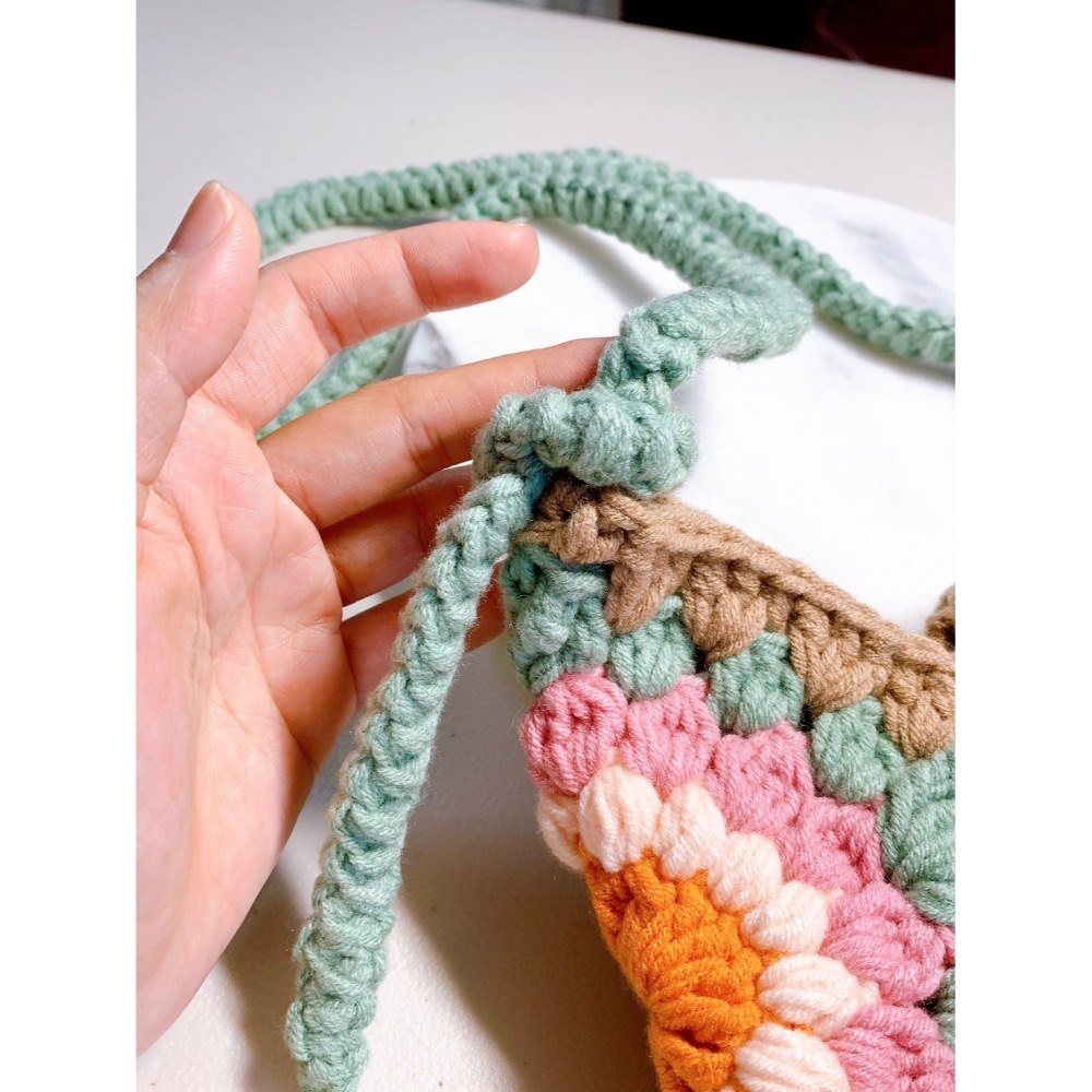 向日葵拼接包-細節圖2