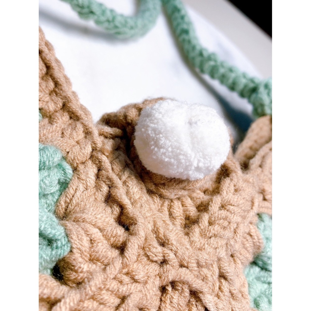 向日葵拼接包-細節圖4