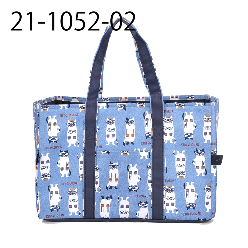 野餐趣日本眼鏡貓保冷袋保溫袋野餐袋購物袋-細節圖2