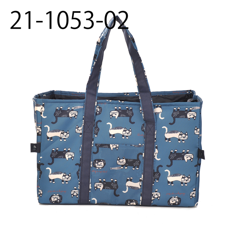 野餐趣日本眼鏡貓保冷袋保溫袋野餐袋購物袋-細節圖3